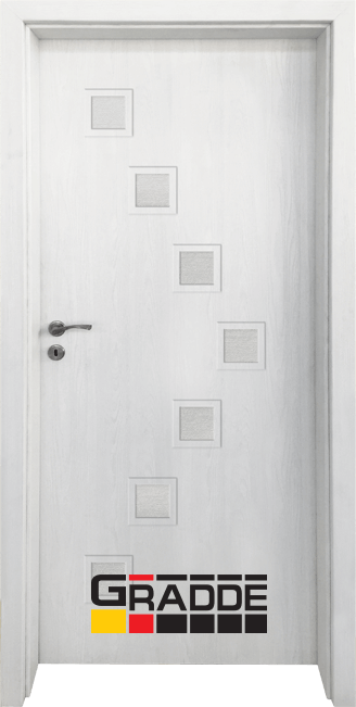 Интериорна HDF врата, модел Gradde Zwinger, Сибирска Лиственица